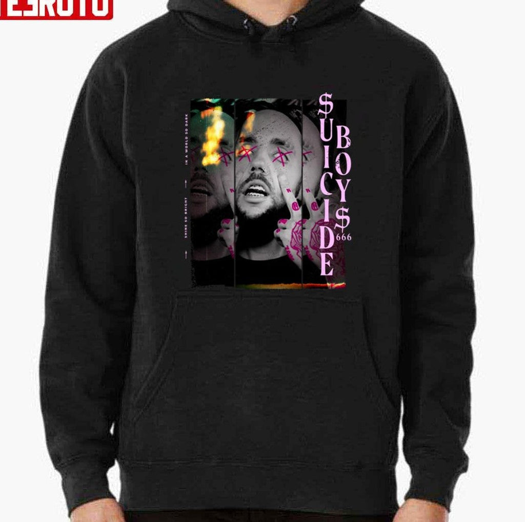 Shine So Bright In A World So Dark Scrim Suicideboys $uicideboy$ Aesthetic Unisex T-Shirt