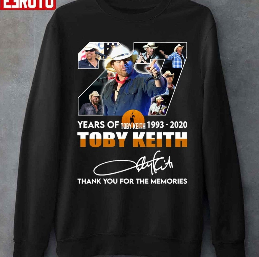27 Years Of Toby Keith 1993-2020 Unisex T-shirt