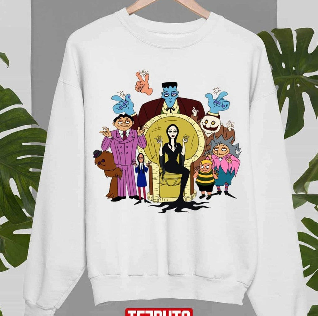The Adams Family Cartoon Hb Halloween Unisex Sweatshirt