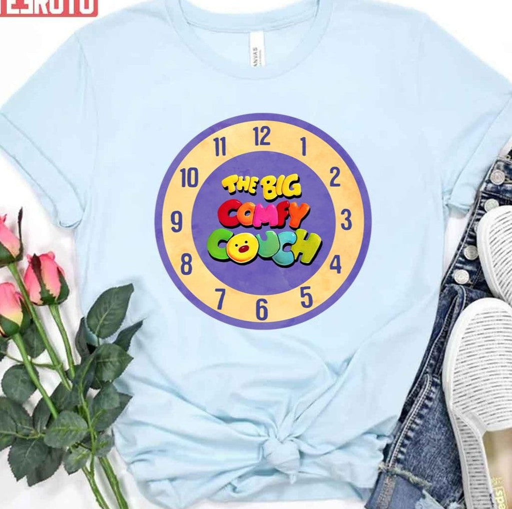 The Big Comfy Couch Clock Unisex T-Shirt