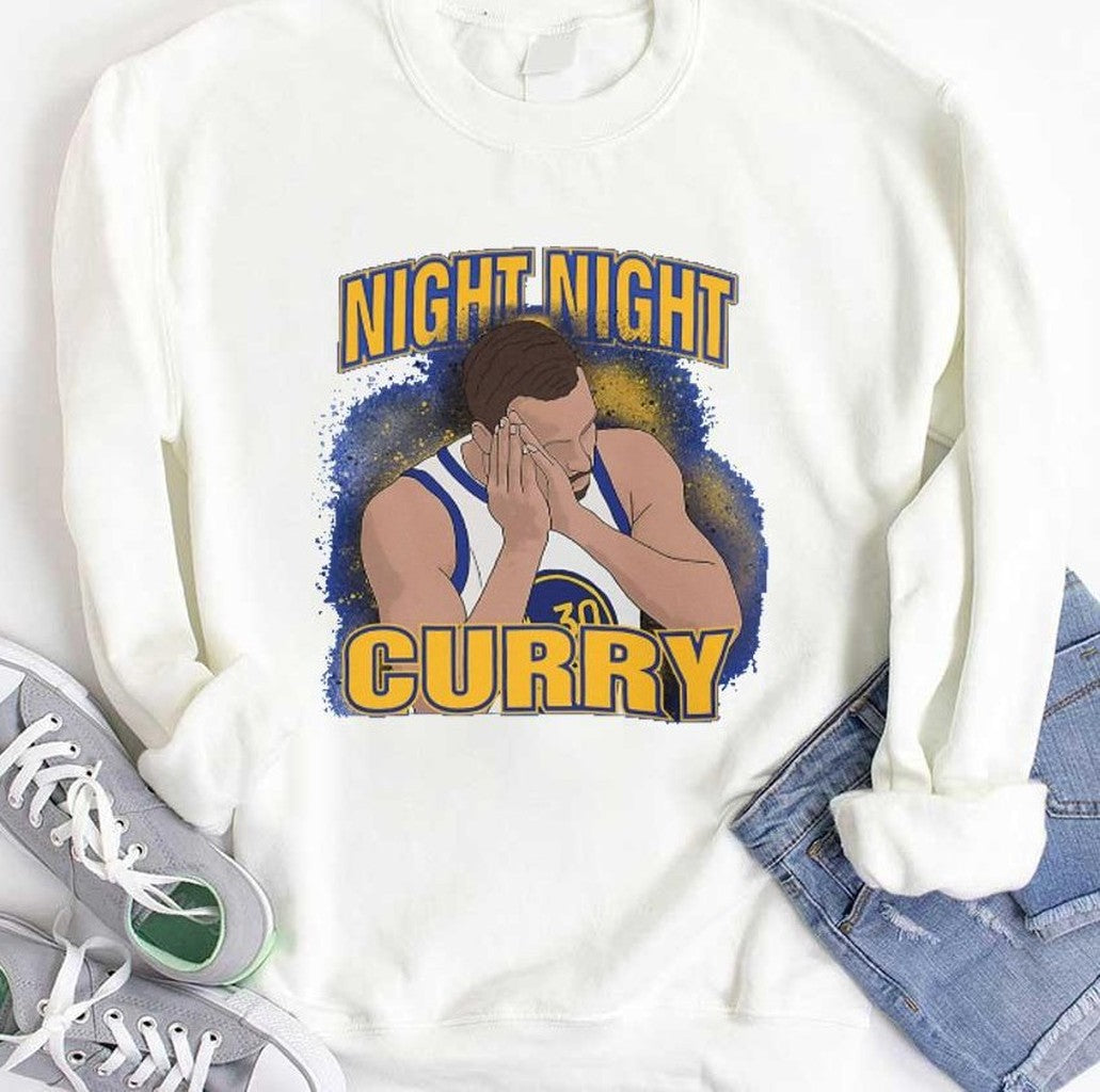 Night Night Stephen Curry Basketball Player Meme Fanmade Unisex Hoodie