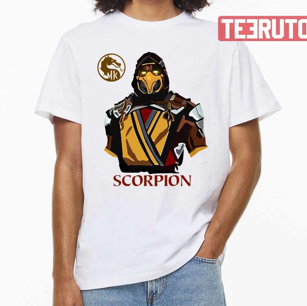 Scorpion Half Body Mortal Kombat Unisex T-Shirt