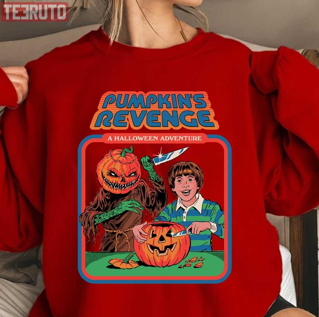Pumpkins Revenge Funny Vintage Kids Art Unisex T-Shirt