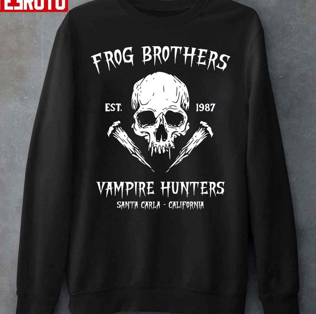 Skull Frog Brothers Vampire Hunters Est 1987 Unisex T-Shirt