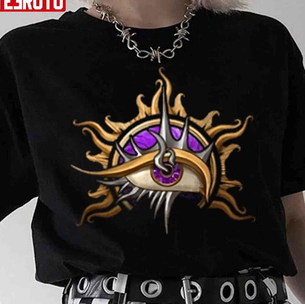 Baldur's Gate Warlock Logo Unisex T-Shirt