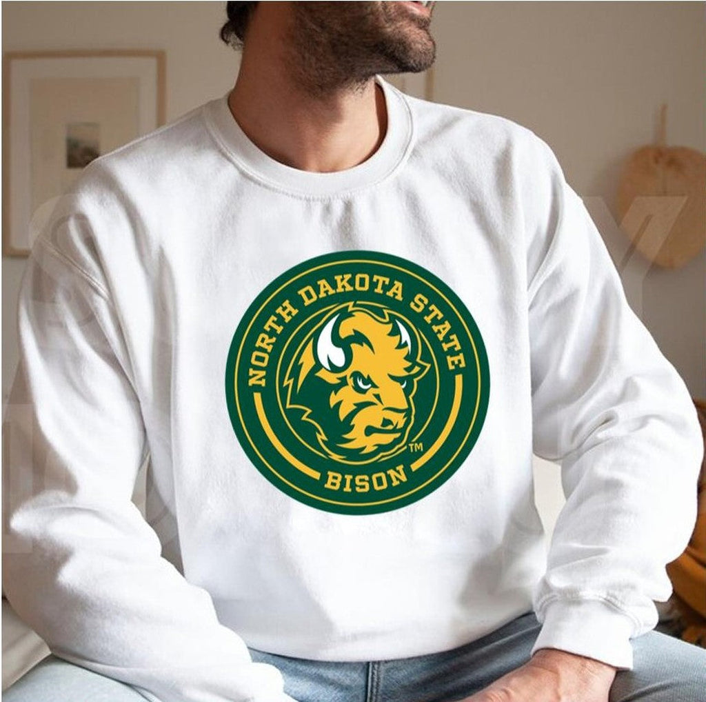 Ndsu Circle North Dakota Bison Unisex Sweatshirt