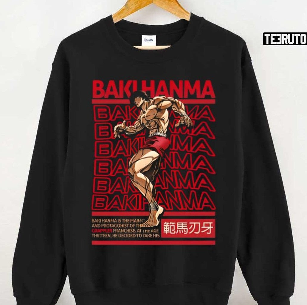 Anime Hanma Baki Brutalism Unisex T-Shirt