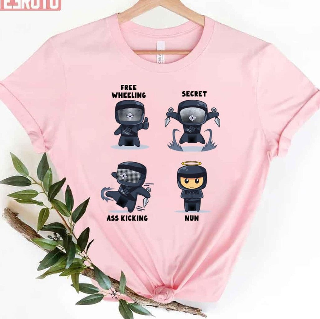 Sister Beatrice The Freewheeling Secret Ass Kicking Nun Warrior Nun Unisex T-Shirt
