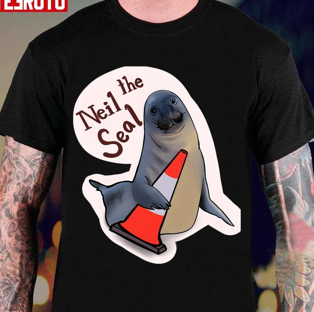 Neil The Seal Lives Here Mate Unisex T-Shirt