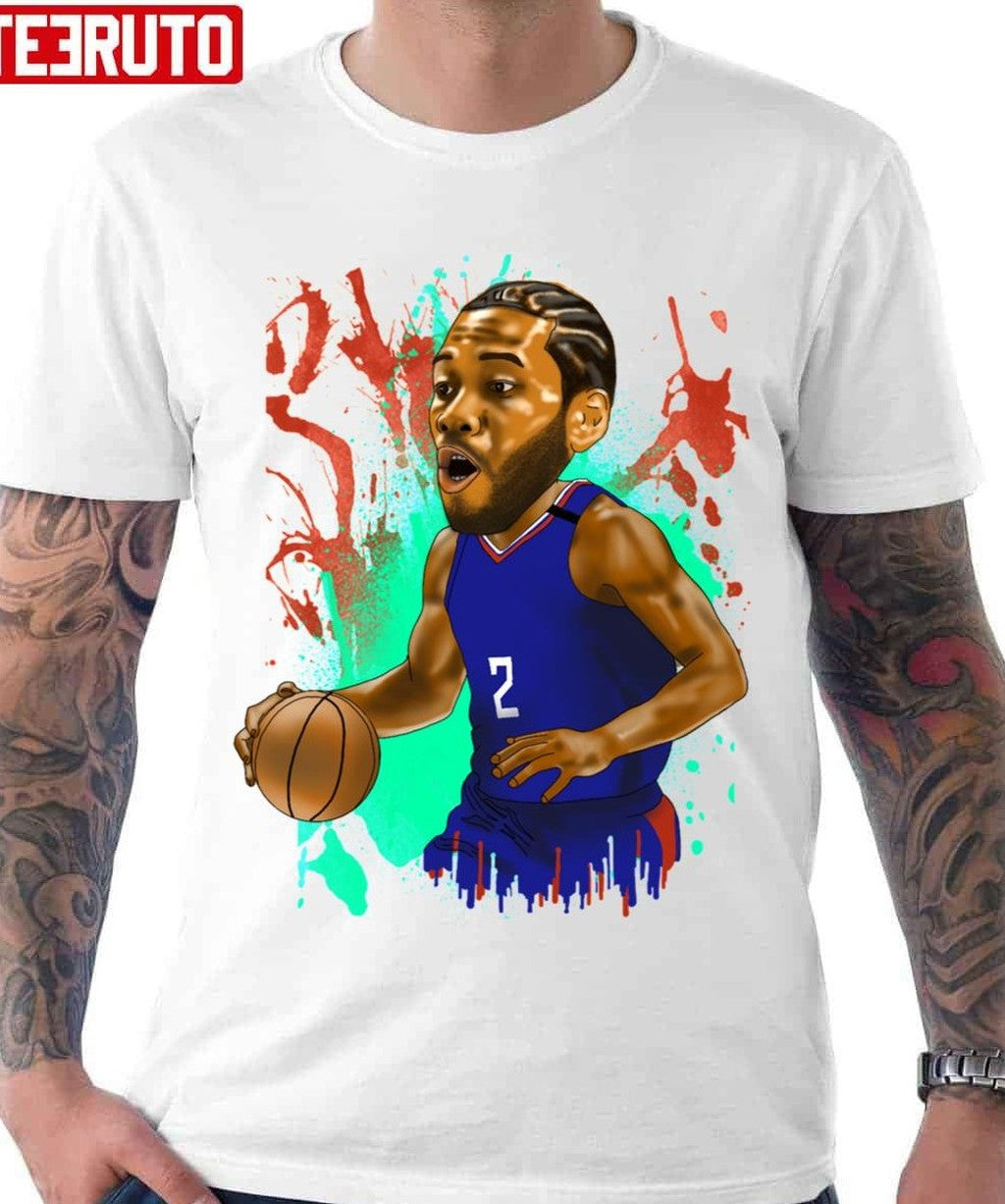 Basketball Player Chibi Fanart Kawhi Leonard Unisex T-Shirt