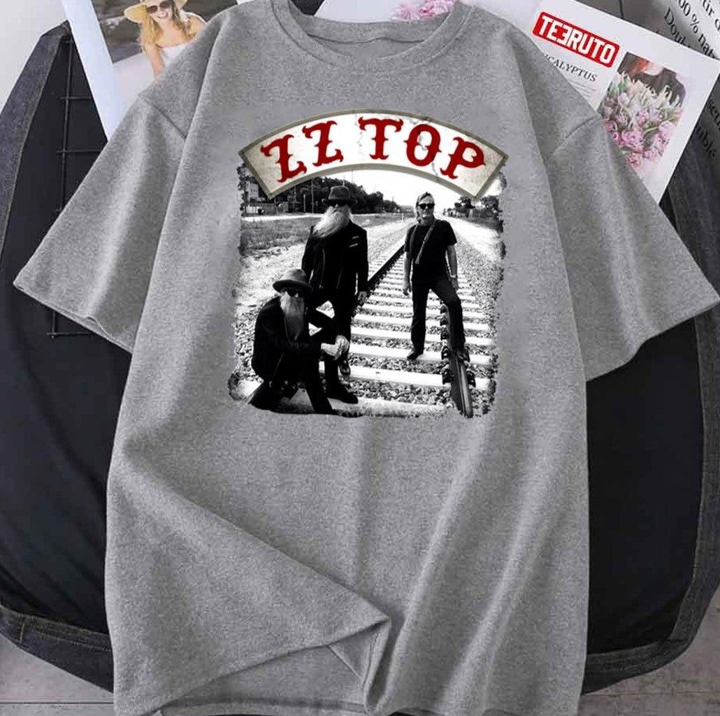 Rocker Band Zz T.O.P Poster Rail Unisex T-Shirt