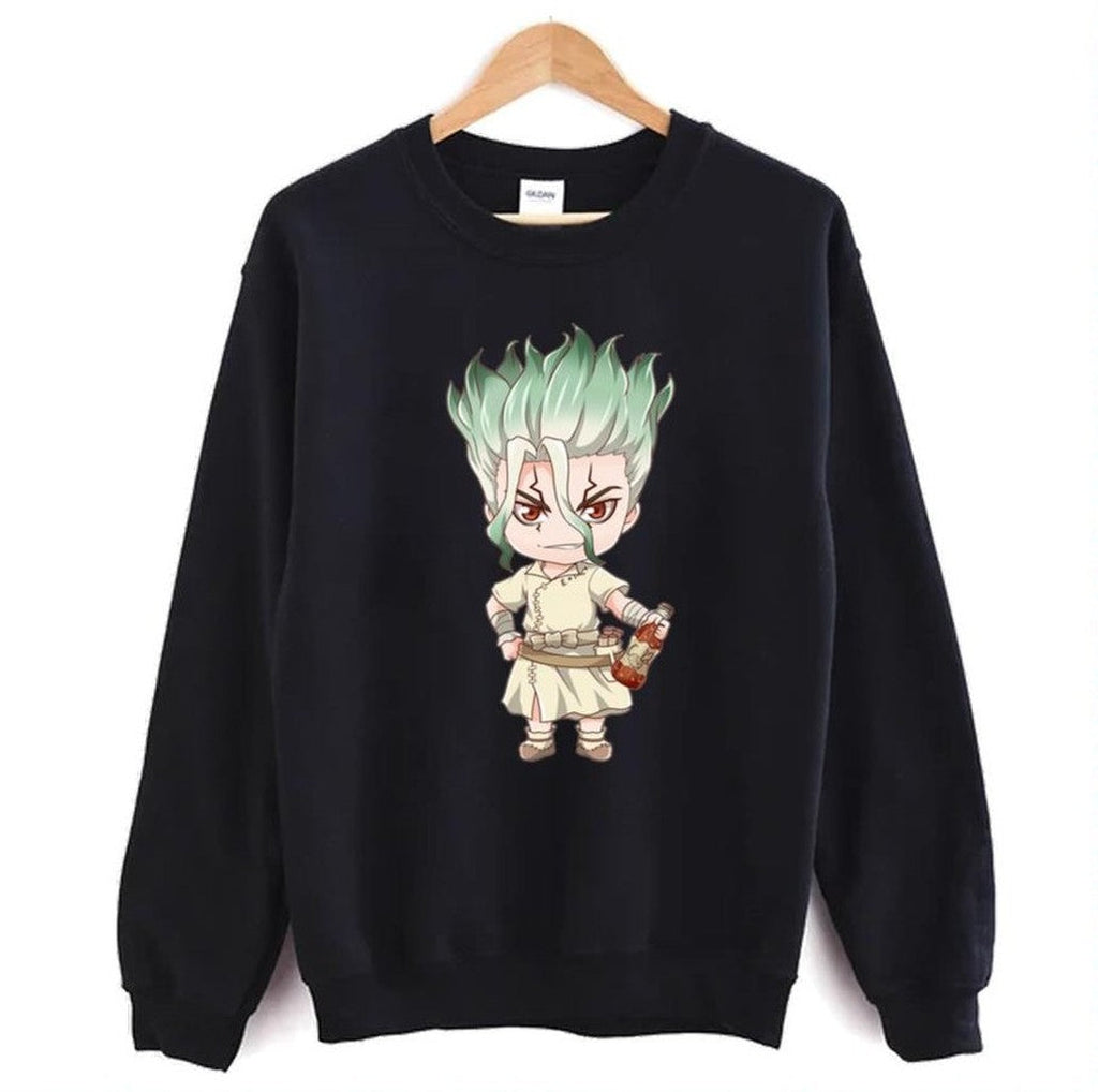 Senku Dr Stone Cute Chibi Design Unisex Sweatshirt
