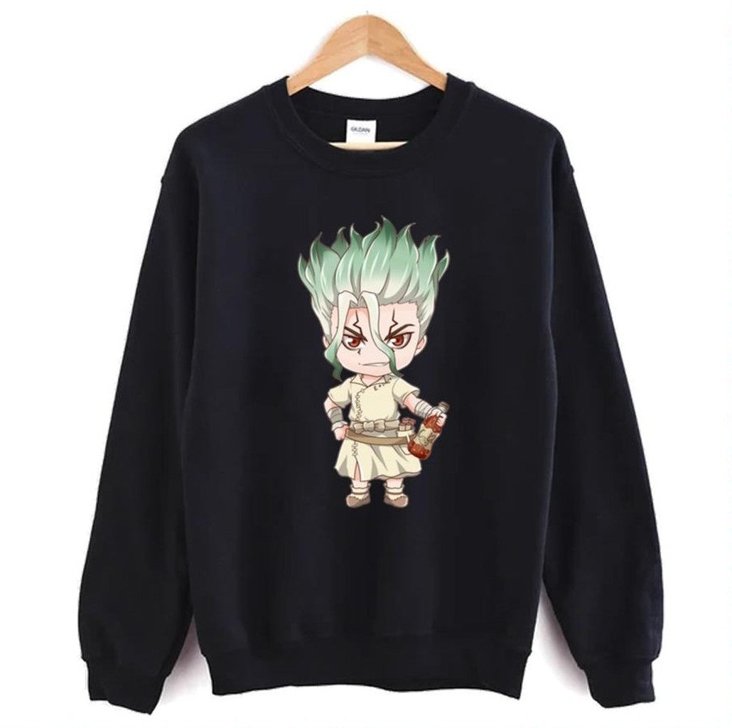 Senku Dr Stone Cute Chibi Design Unisex Sweatshirt