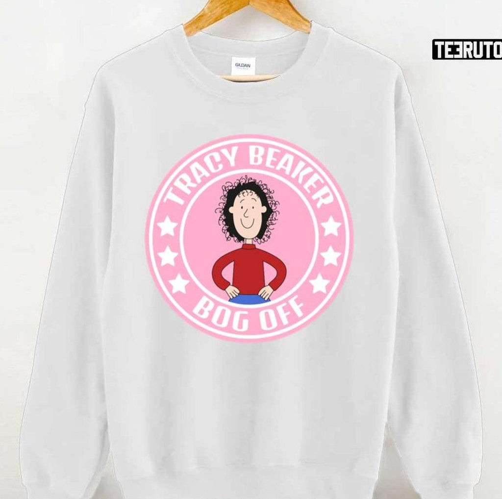 Pink Logo Starbuck Bog Off Tracy Beaker Unisex T-Shirt