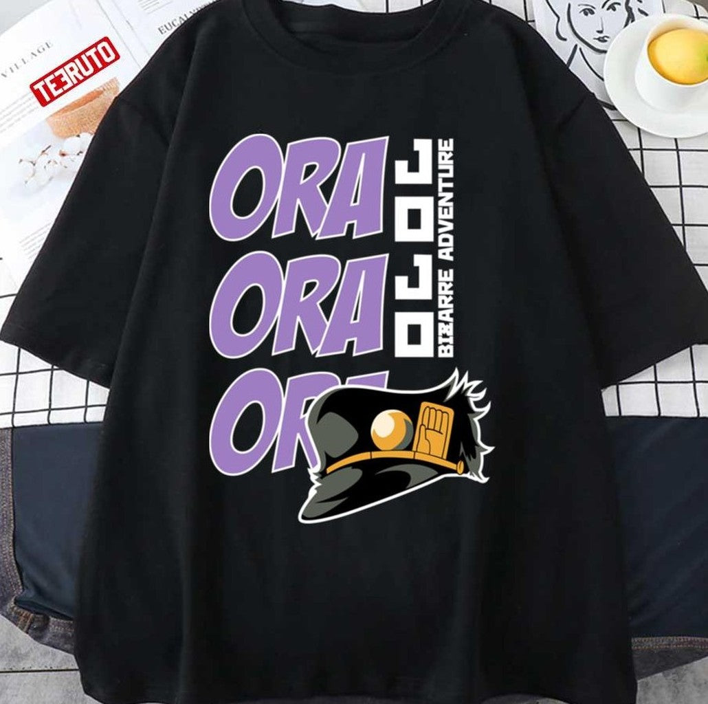 Ora Ora Ora Dark JoJo's Bizarre Adventure Unisex T-shirt