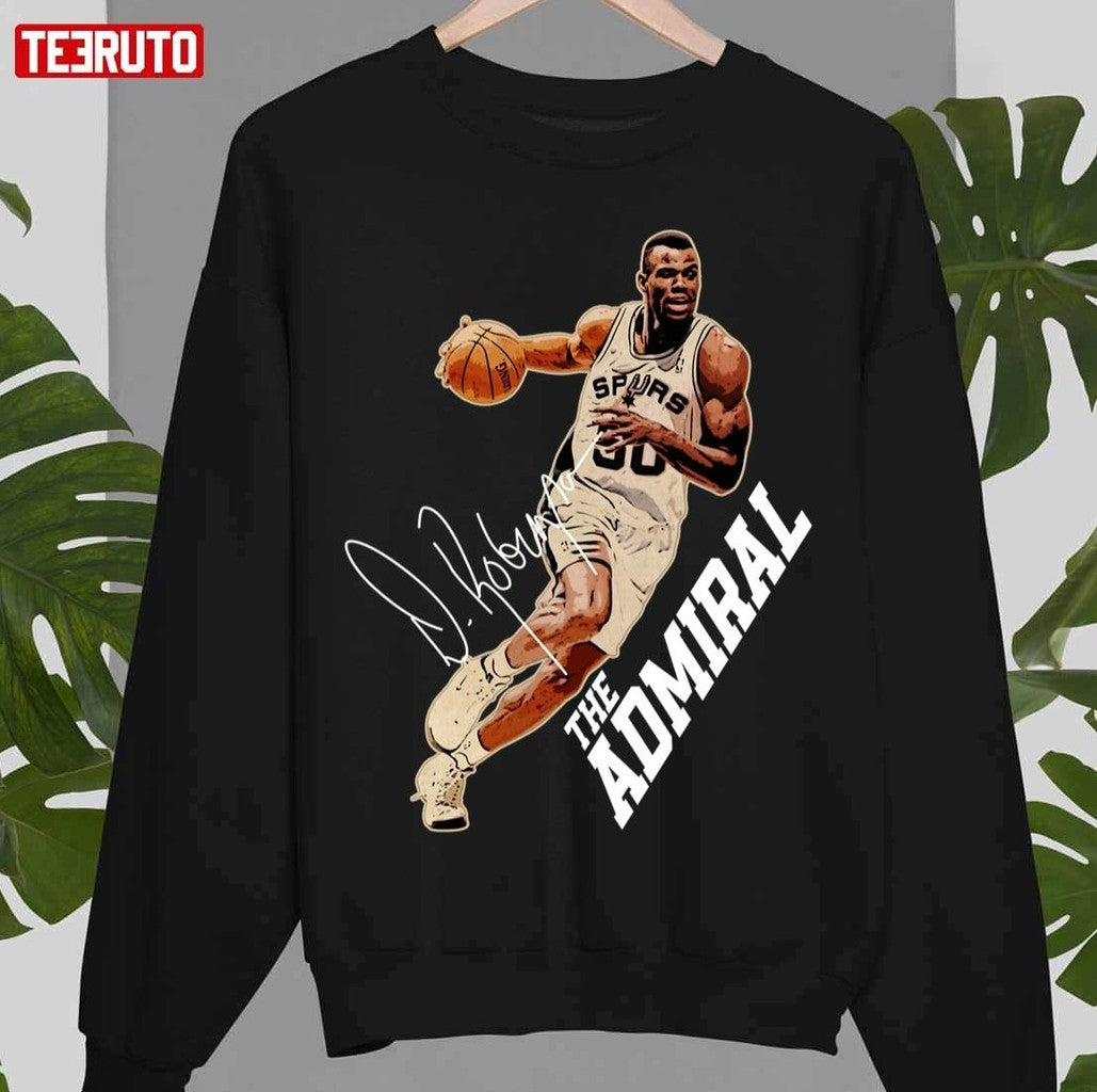 Basketball Signature David Robinson Vintage Unisex T-Shirt
