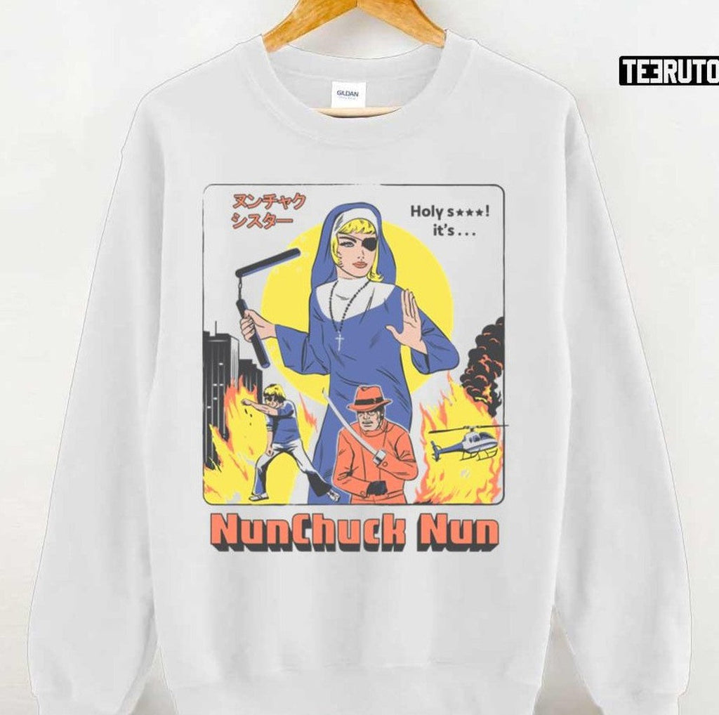 Nunchuck Nun Cool Art Unisex T-Shirt Unisex T-Shirt