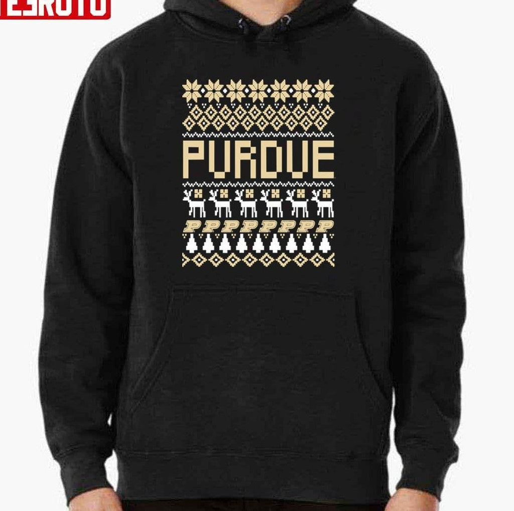 Purdue Boilermakers Holiday Ugly Unisex Sweatshirt