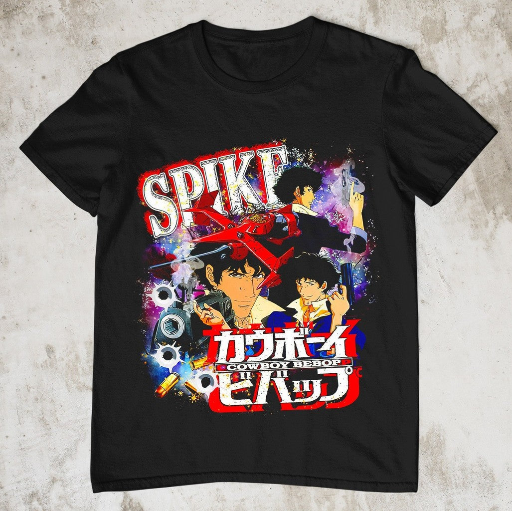 Spike Spiegel Homage Anime Cowboy Bebop Cowboy Bebop Anime Homage Anime Bootleg 90s Vintage Unisex T-Shirt