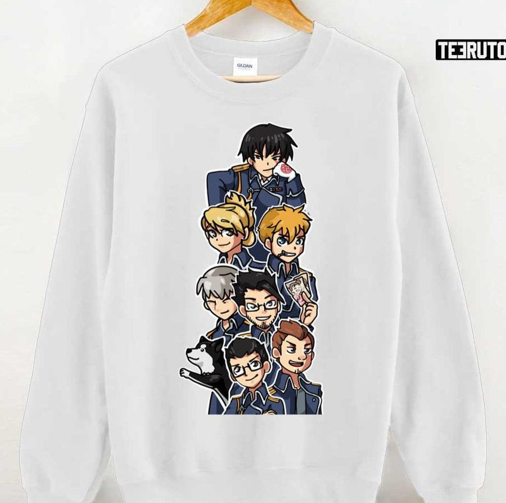 Roy's Team Chibi Fanart Fullmetal Alchemist Unisex T-Shirt