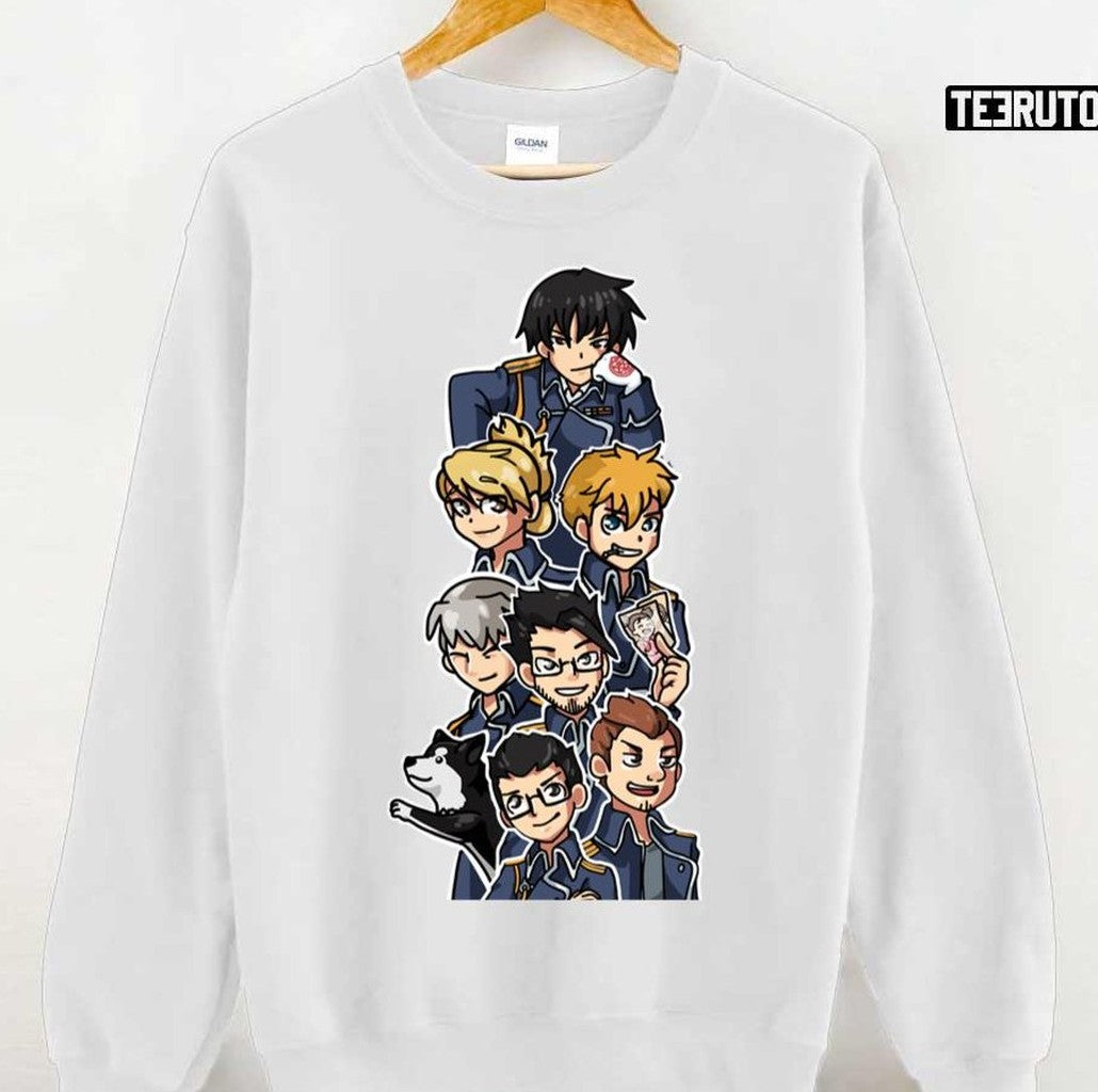 Roy's Team Chibi Fanart Fullmetal Alchemist Unisex T-Shirt