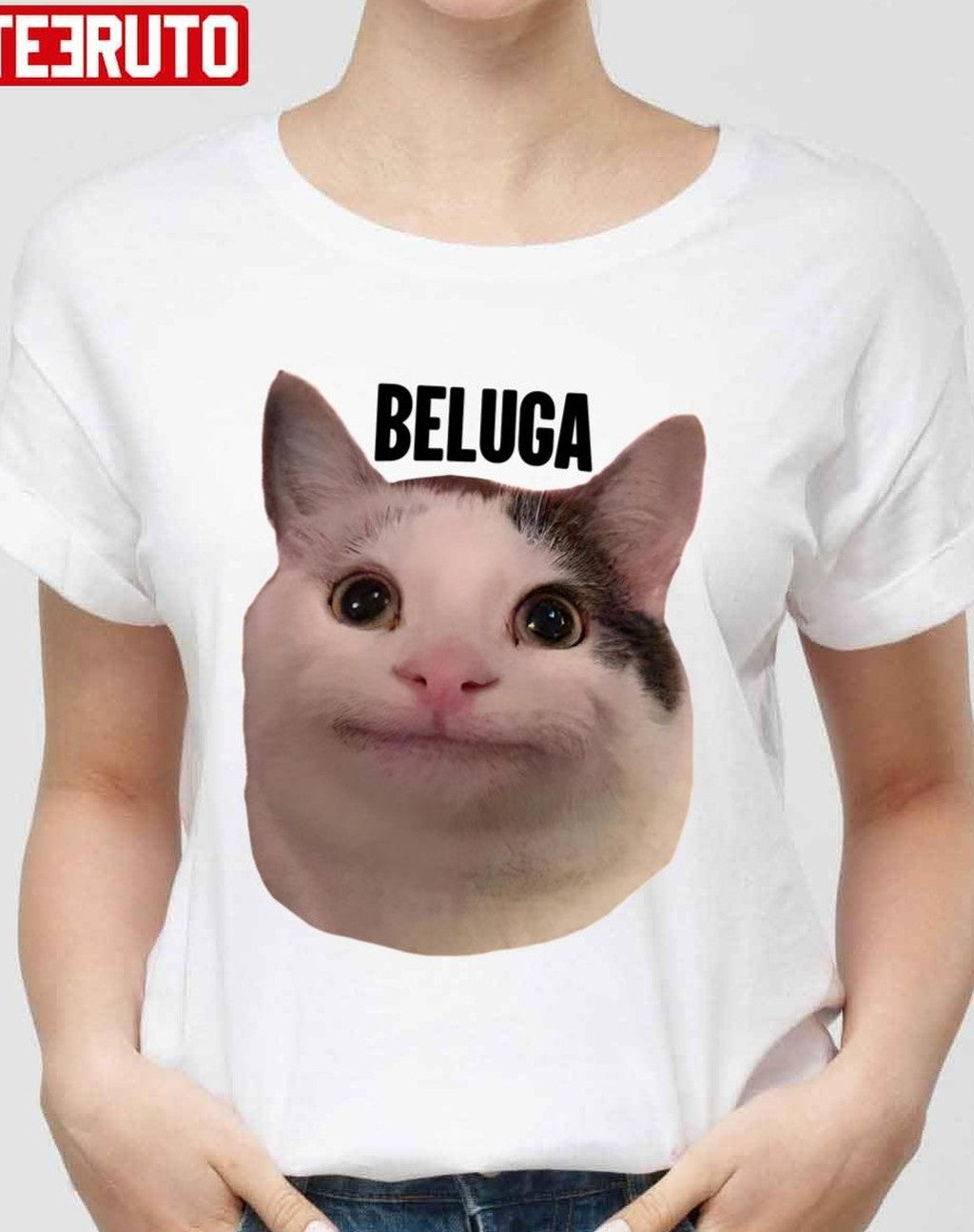 Beluga Cat Discord Pfp Unisex T-Shirt