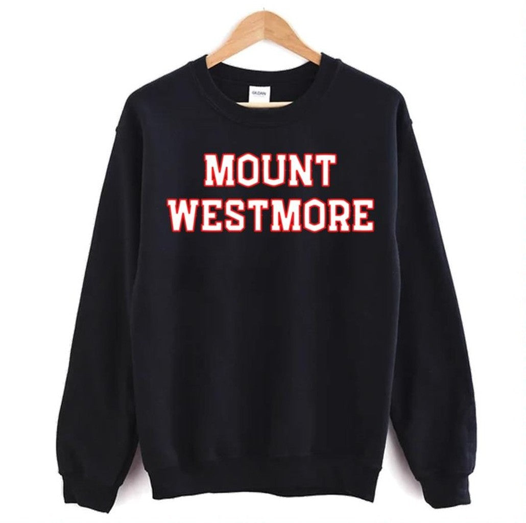 Mount Westmore White Logo Unisex Sweatshirt
