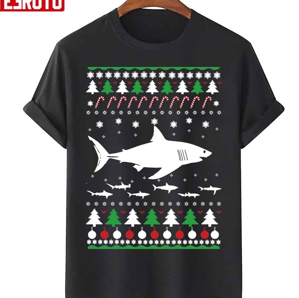 Shark Christmas Unisex T-Shirt