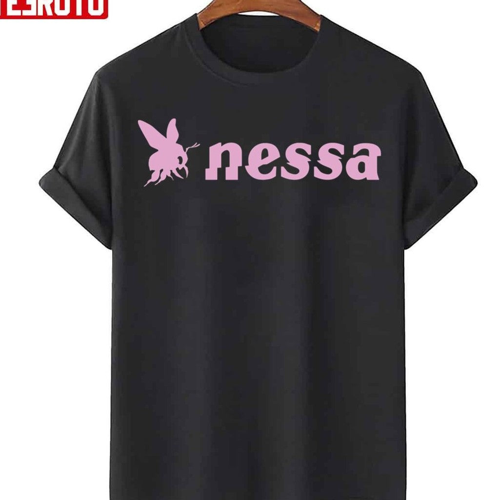 Pink Logo Design Nessa Barrett Unisex Sweatshirt