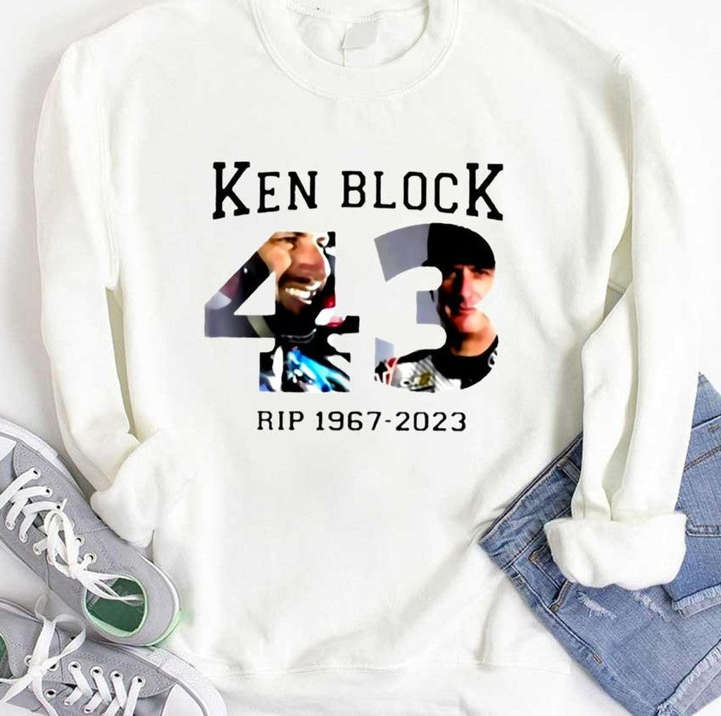 Rip Ken Block 1967 2023 Thank You For The Memories Graphic Unisex Hoodie