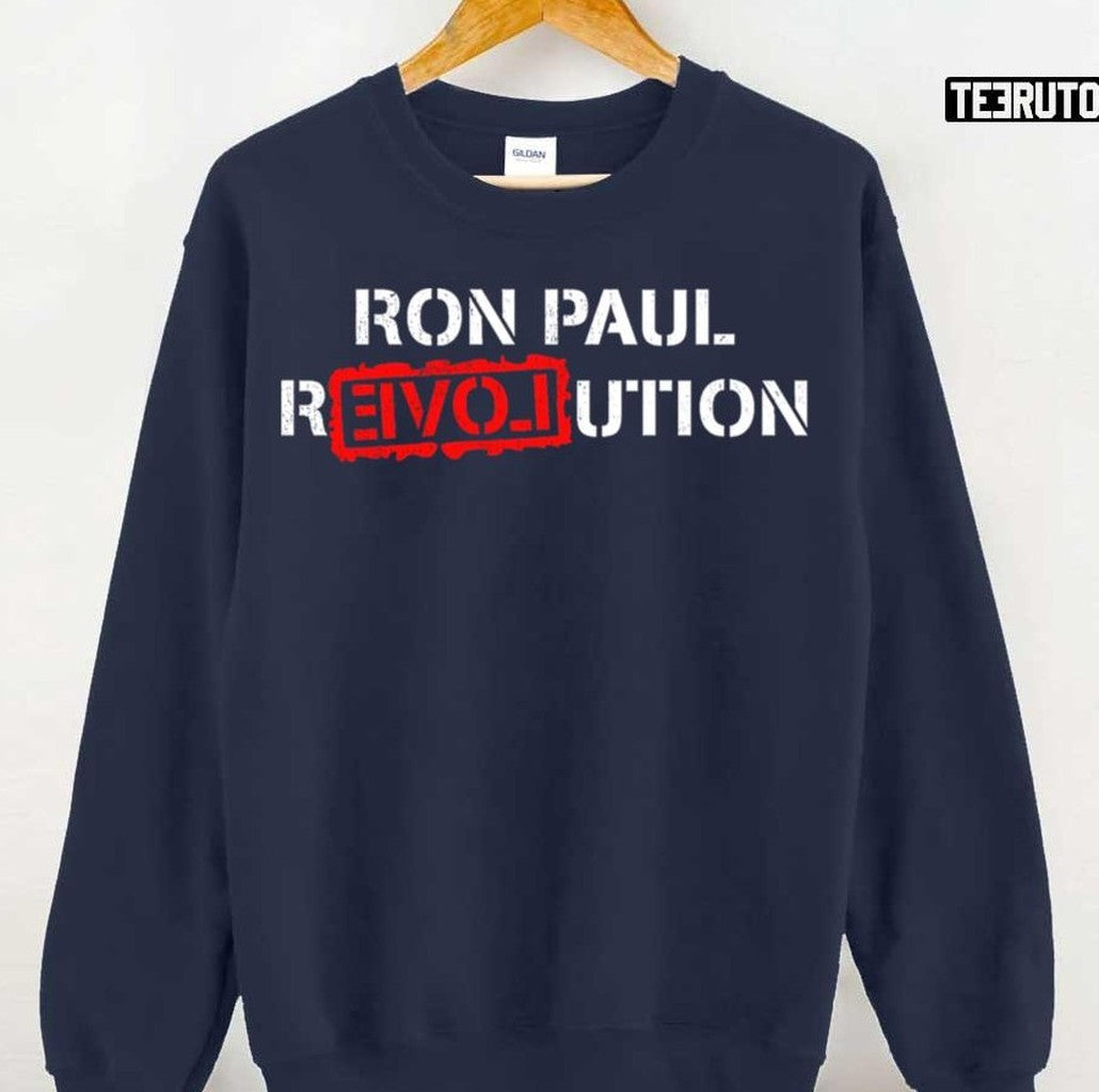 Ron Paul Revolution Black Vintage Unisex T-Shirt