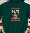 Slap Shot Santa Hockey Christmas Unisex Sweatshirt