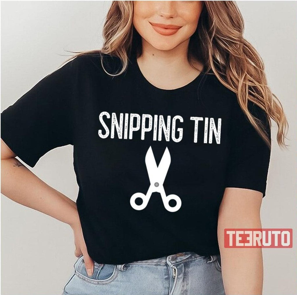 Snipping Tin Worker Unisex T-Shirt