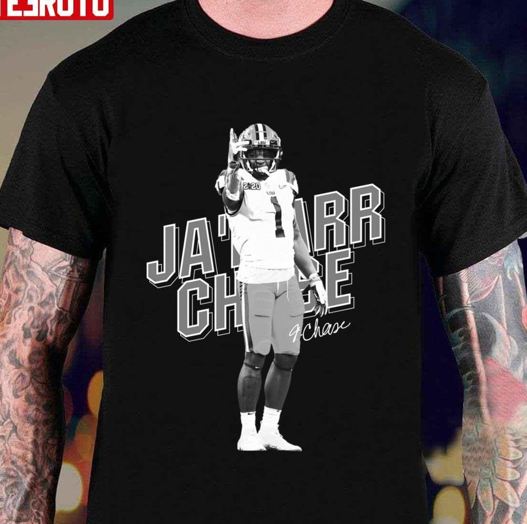 Best Ja'marr Chase Football Graphic Unisex T-shirt