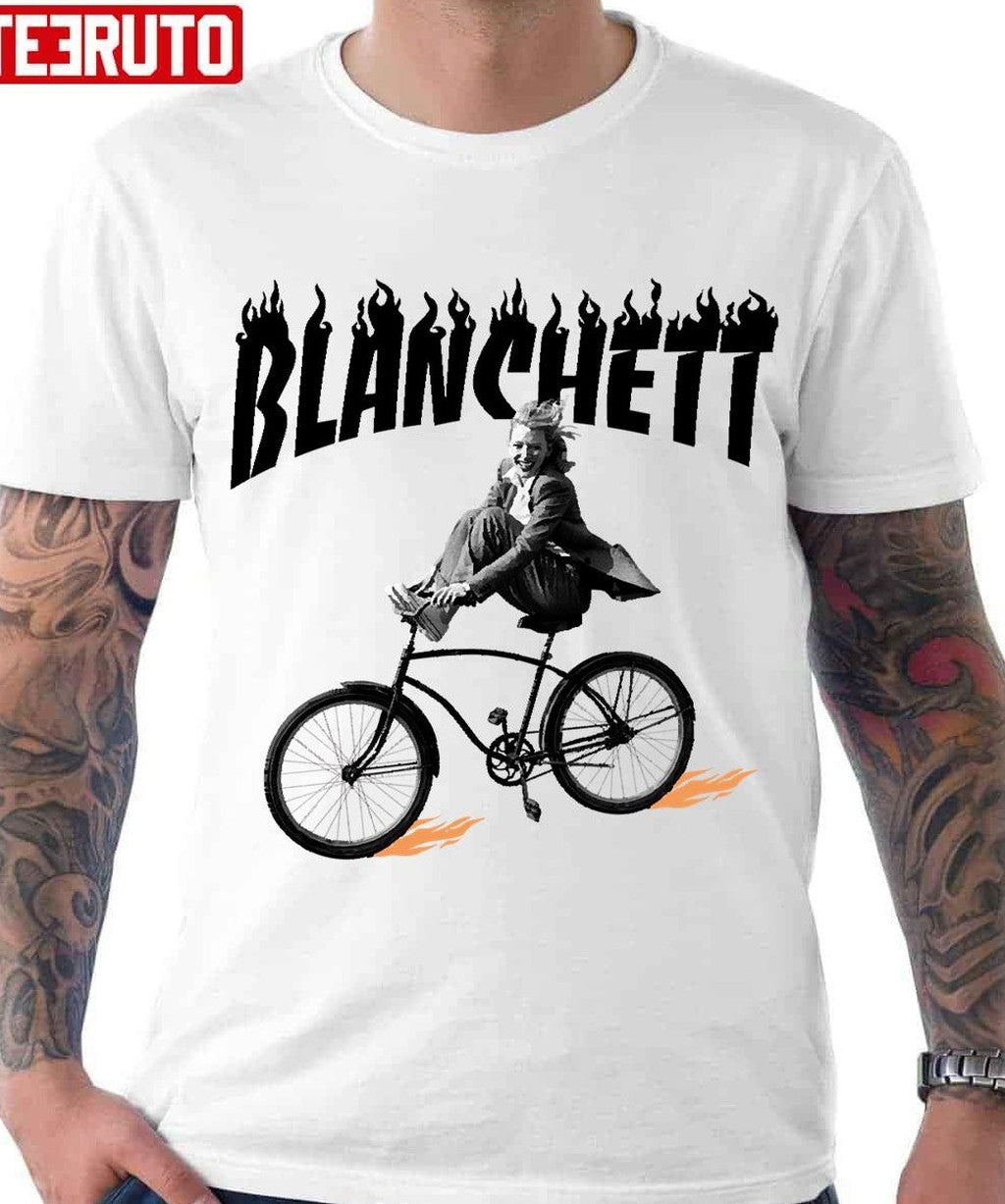 Skate Blanchett Ride A Bike Unisex Hoodie