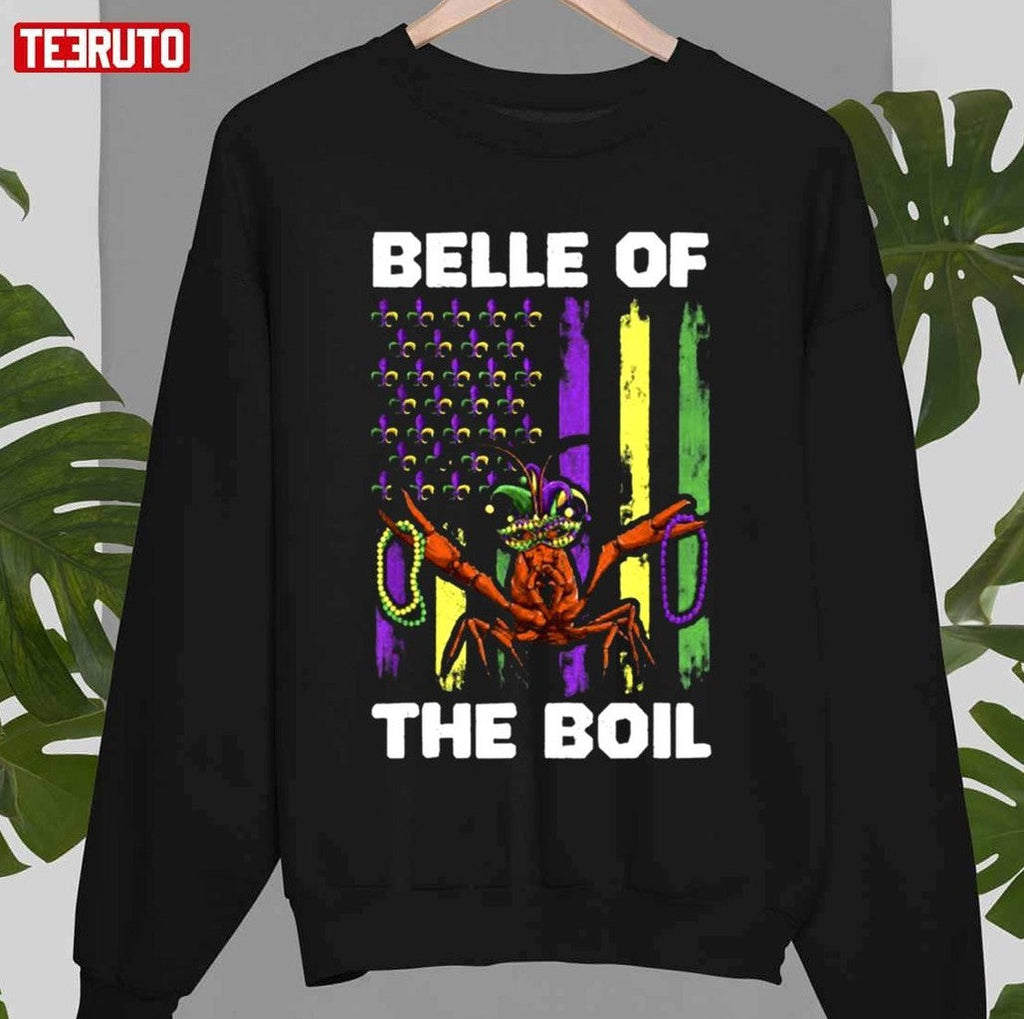 Belle Of The Boil Crawfish Flag Unisex T-Shirt