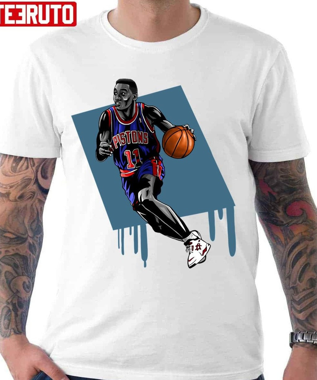 Nba Legends Isiah Thomas Cartoon Design Unisex Hoodie
