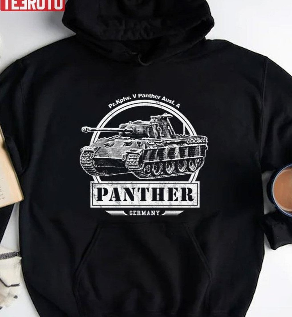 Panther Ww2 German Tank Vintage Unisex T-Shirt