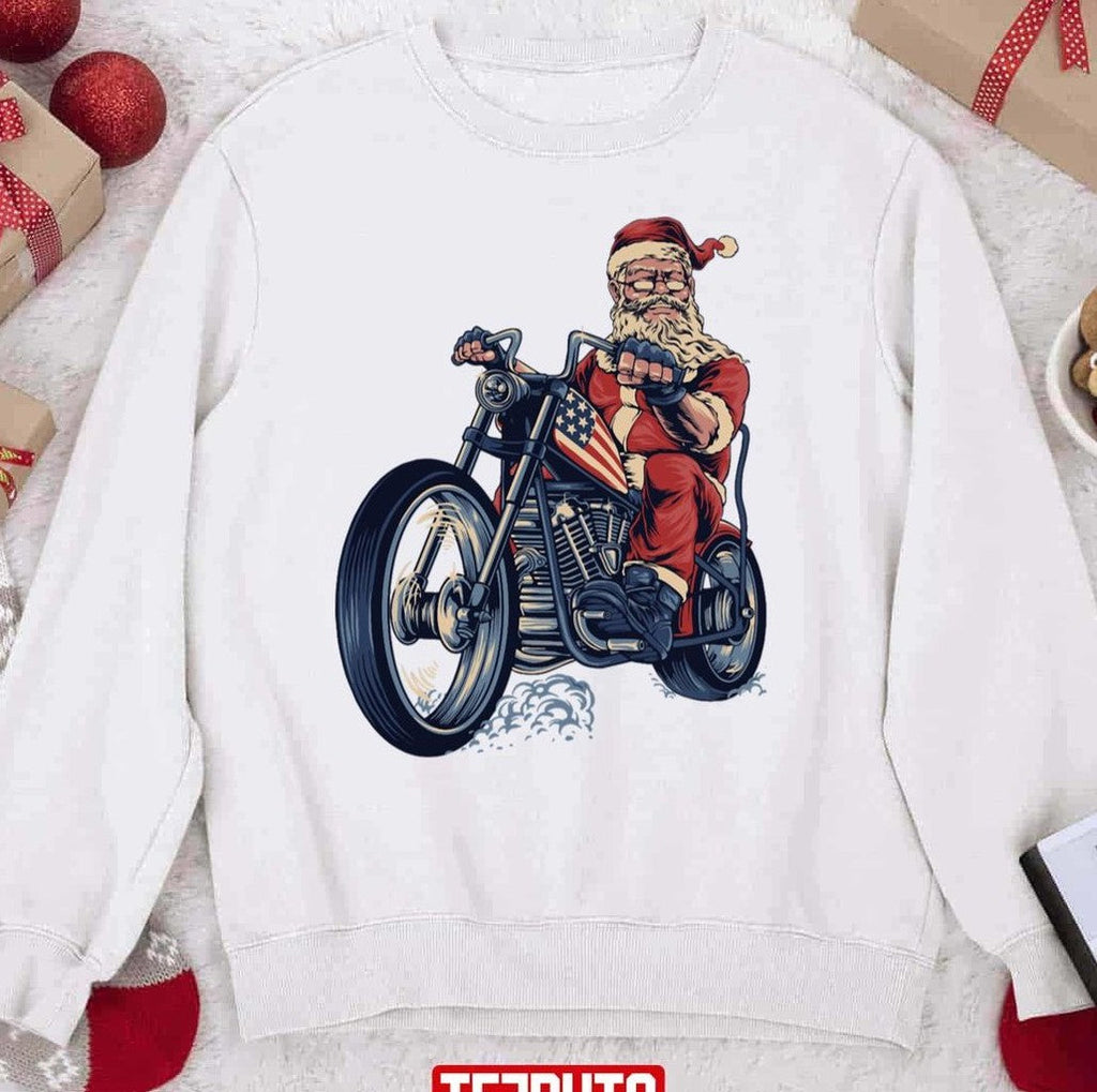 On A Motorcycle For Enthusiasts Lovers Riders Unisex Sweatshirt