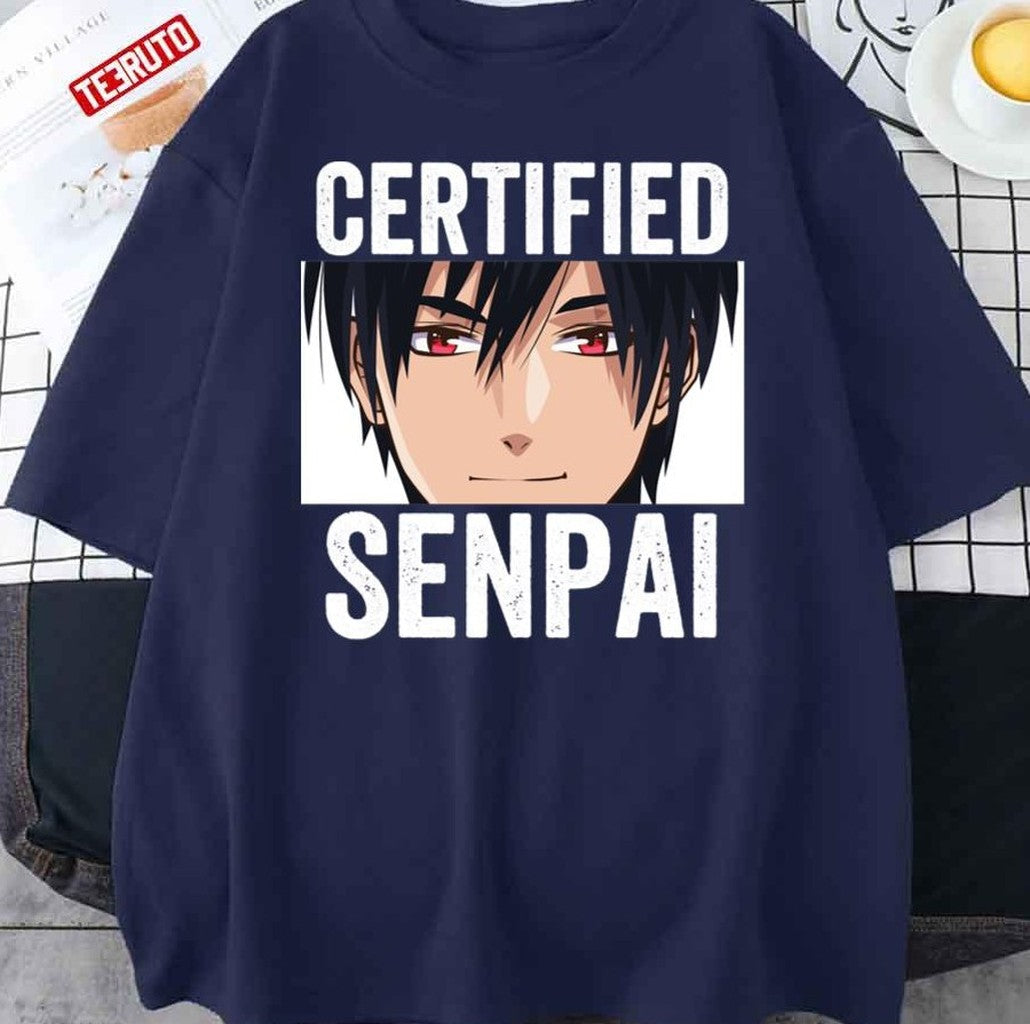 Anime Merch Certified Senpai Unisex T-Shirt
