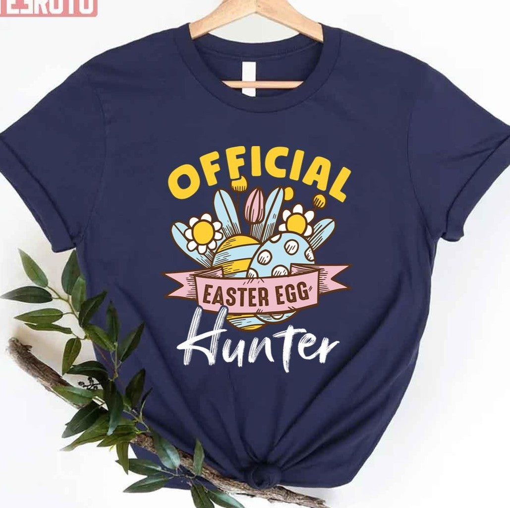 Official Easter Egg Hunter Retro Unisex T-shirt