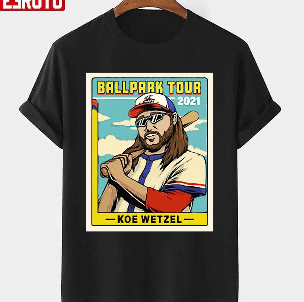 Ballpark Tour 2021 Koe Wetzel Unisex T-shirt