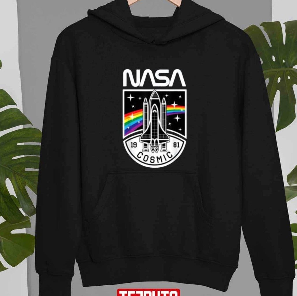 Nasa 1981 Cosmic With Space Shuttle Unisex T-Shirt