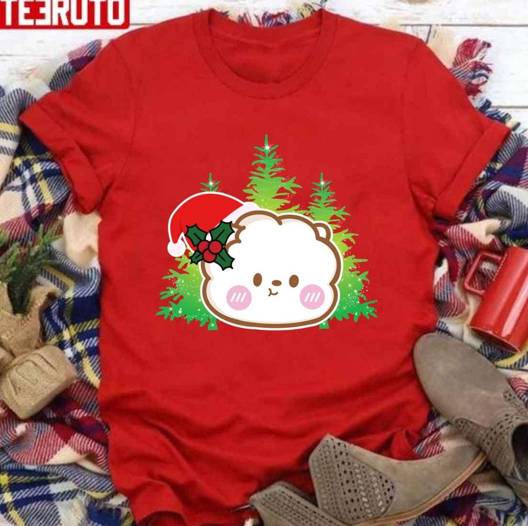 Rj Jin Biased Bt21 Bts Merry Christmas Trees Unisex Sweatshirt