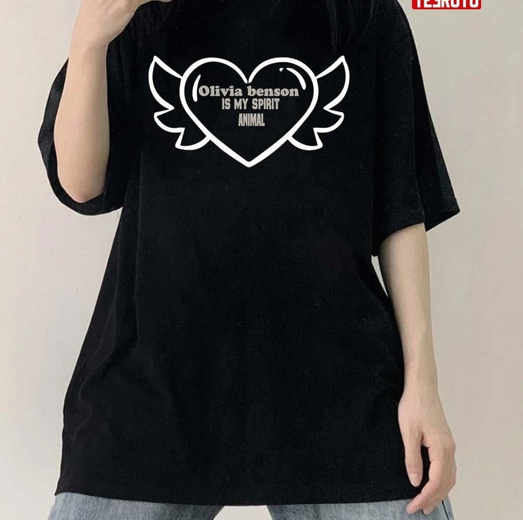 Olivia Benson Is My Spirit Animal Heart Unisex T-Shirt