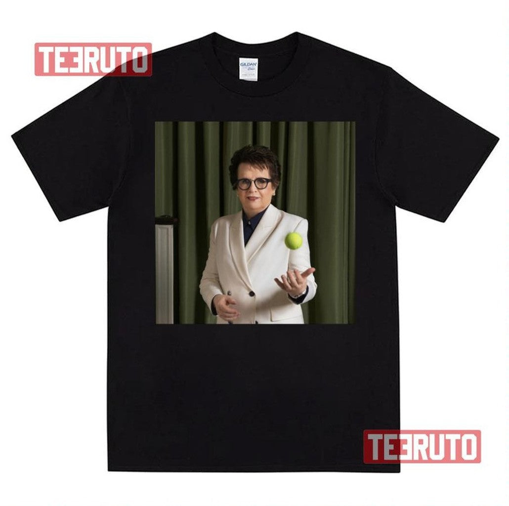 Tennis Ball And Billie Jean King Unisex T-Shirt