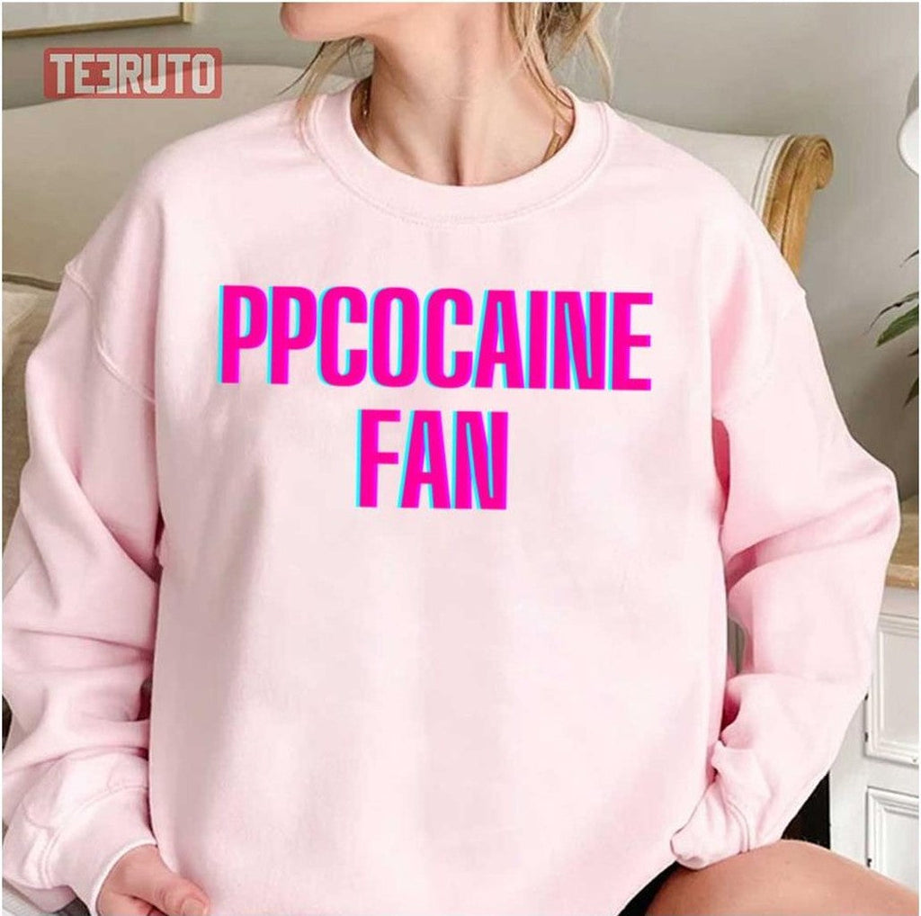 Pink Neon Design Ppcocaine Fan Unisex T-Shirt