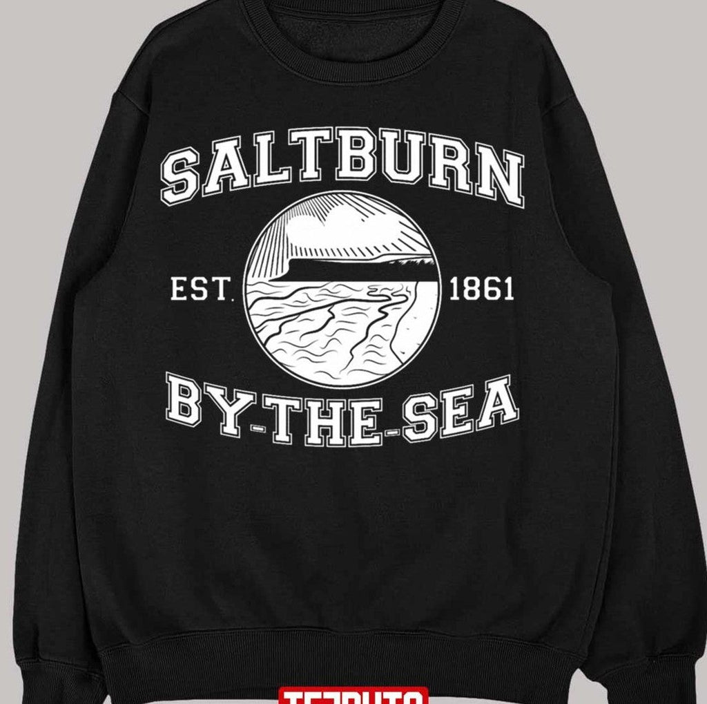 Ndvh Saltburn By The Sea Est 1861 White Print Unisex T-Shirt
