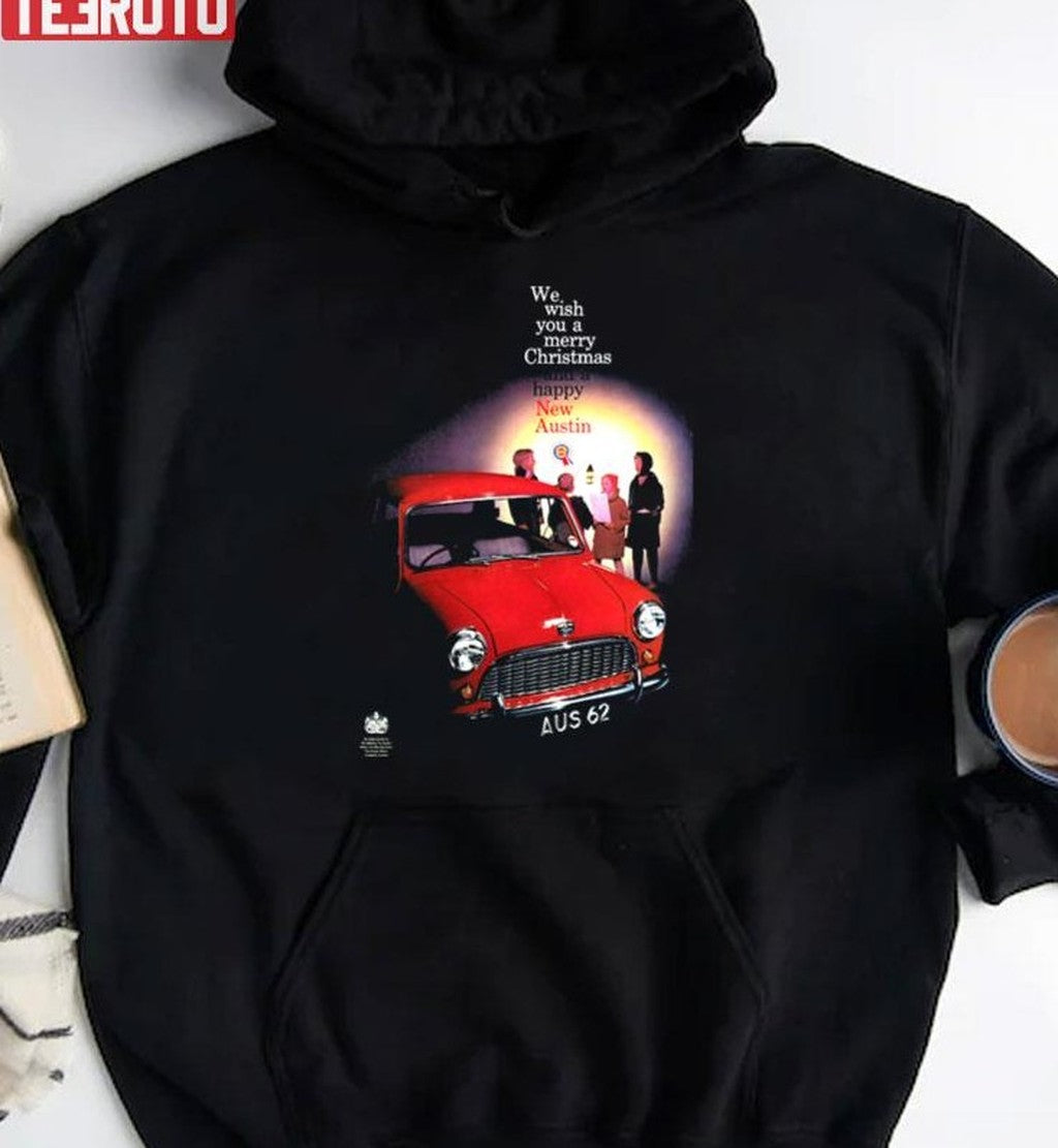 Austin Seven 1961 Christmas Advert Unisex Sweatshirt
