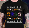 Philly Bells Christmas Pattern Unisex T-Shirt